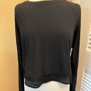Lululemon stripe in stride long sleeve top